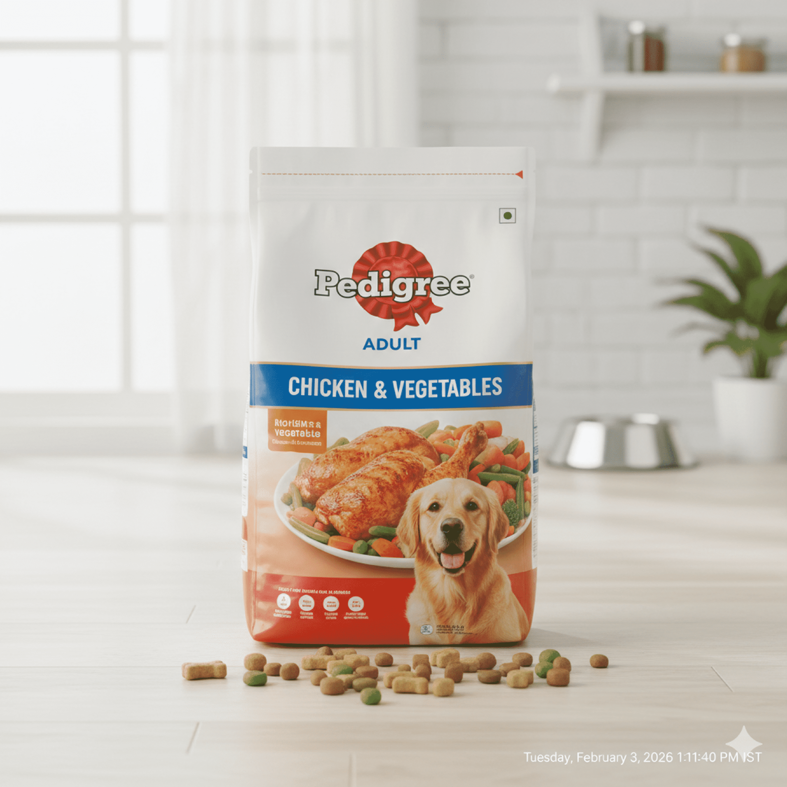 Pedigree Chicken Vegetables Adult