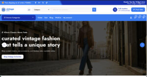 Vintage Online – A Modern Fashion E-Commerce Experience