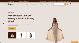 Brighten Clothes – Fashion E-Commerce Website