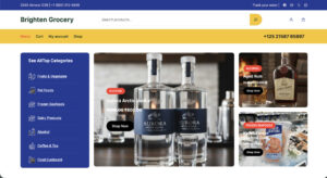 Brighten Grocery – Online Grocery E-Commerce Website